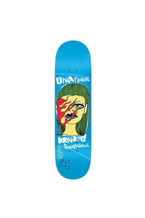 Krooked Pro Deck UNA Don't Stop TF Blue 8.38 IN