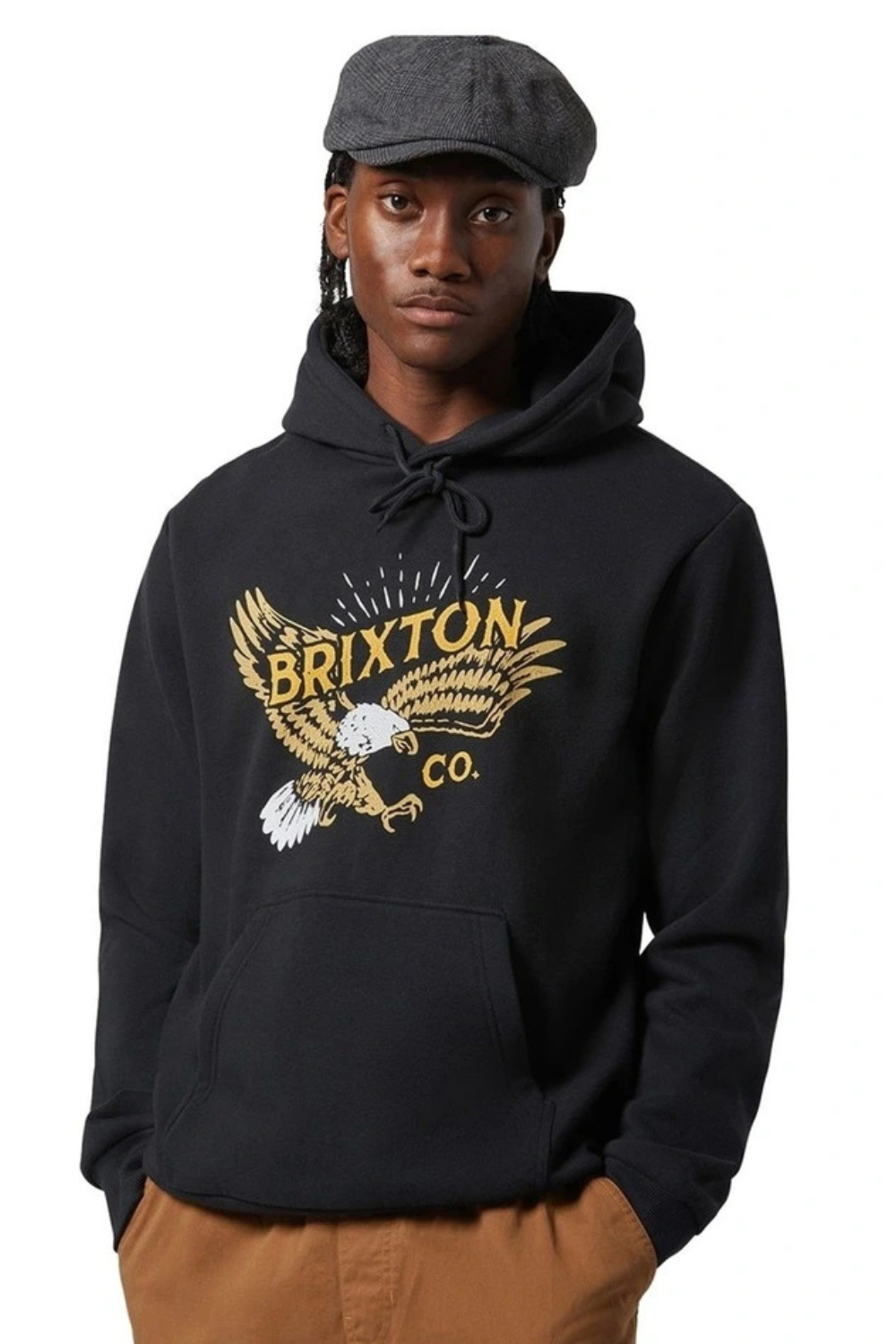 Brixton Keeler Hoody Black