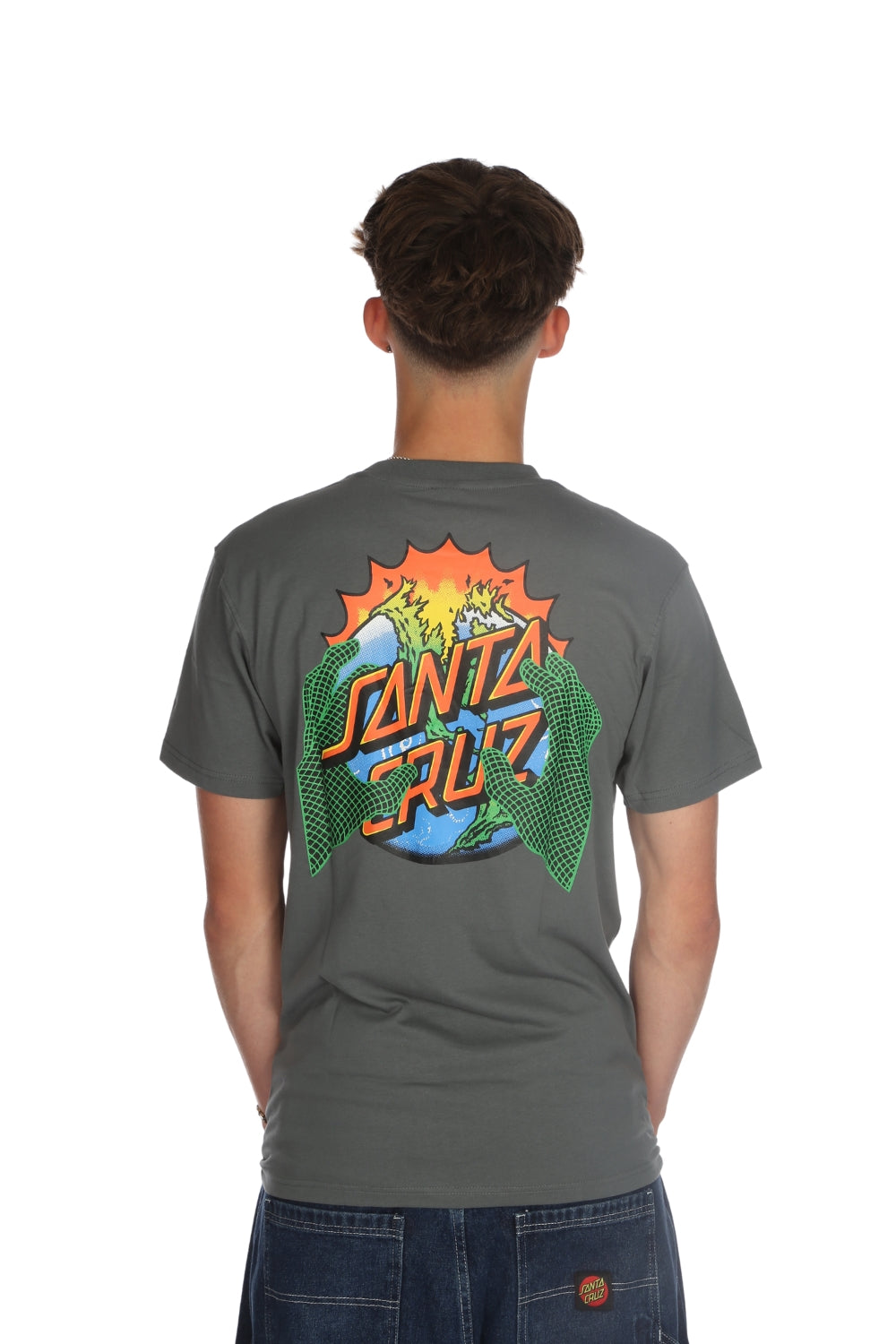 Santa Cruz Kendall End Of The Dot T-Shirt Storm Grey