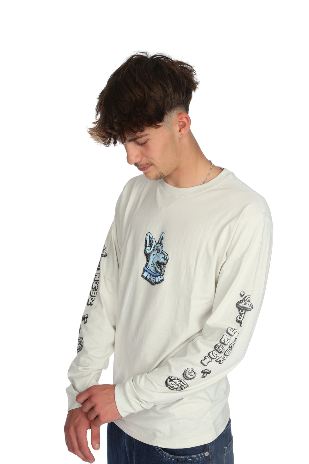 Santa Cruz Winkowski Dog Long Sleeve T-Shirt Mist