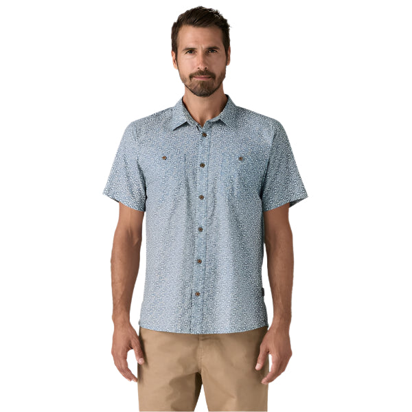 Patagonia Mens Back Step Shirt Mountain Breeze: Still Blue