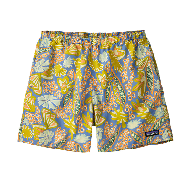 Patagonia Mens Baggies Shorts Flourish Abundant Blue