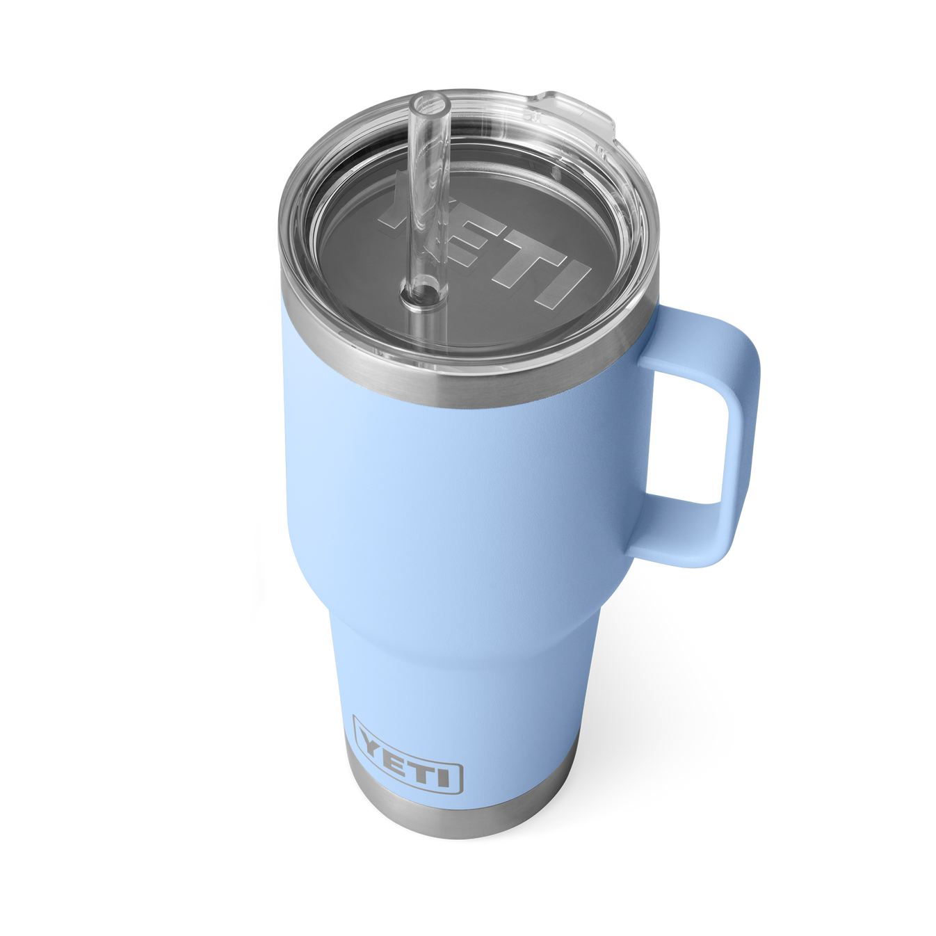 Yeti Rambler 35 Oz Straw Mug Blue Sky Blue