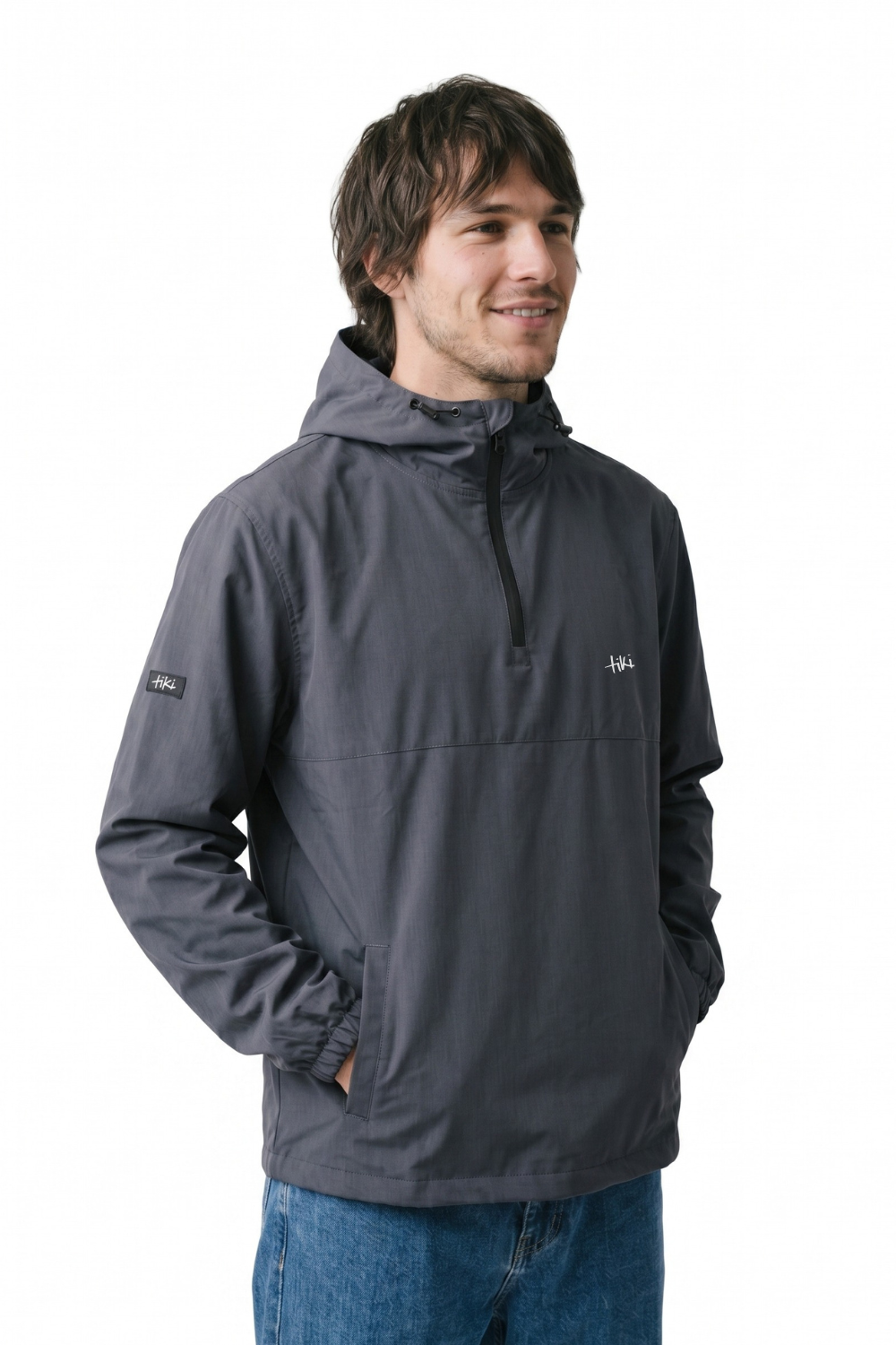 Tiki Storm Mens 1/4 Zip Jacket Navy
