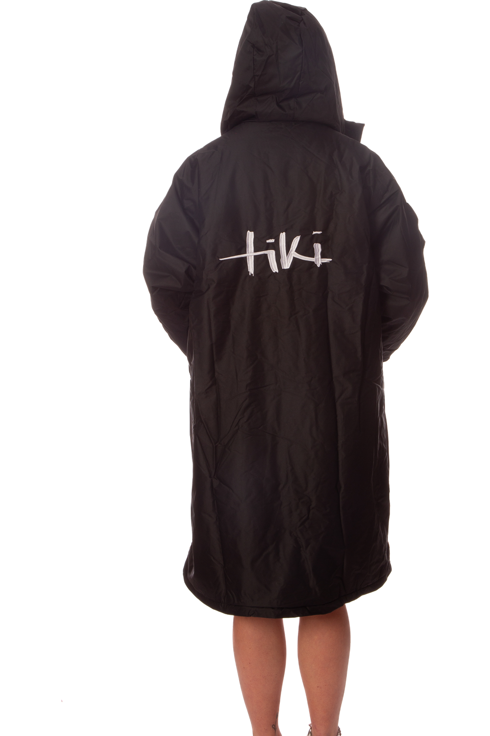 Tiki Tech Robe Black With Taupe Lining