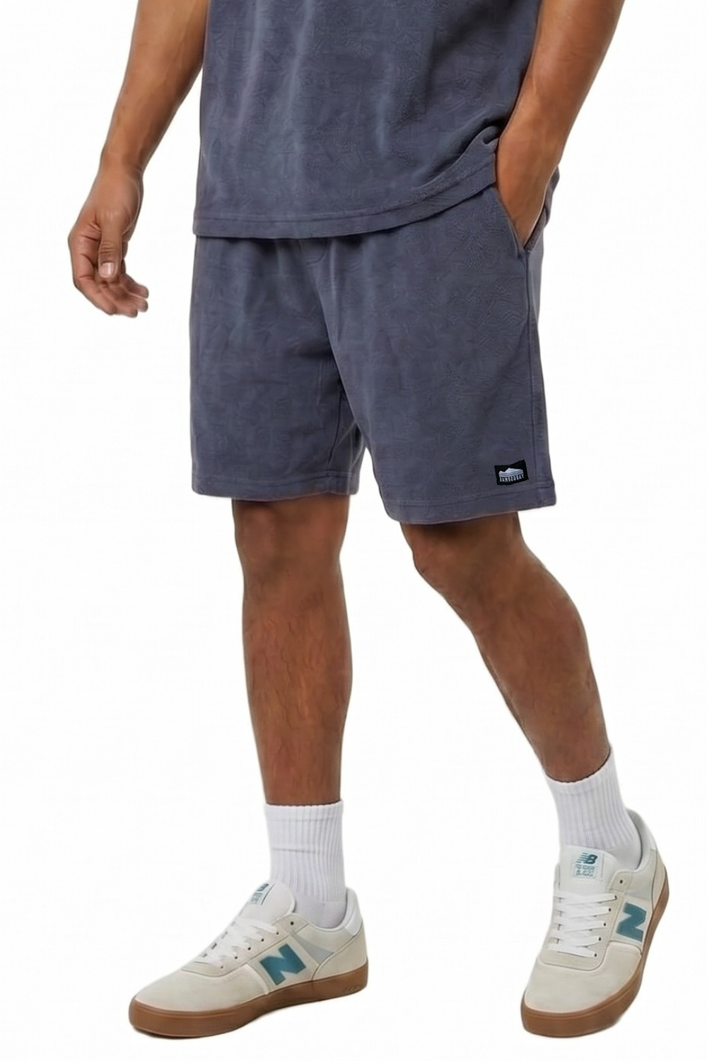 BamBooBay Lazy Terry Mens Shorts Navy