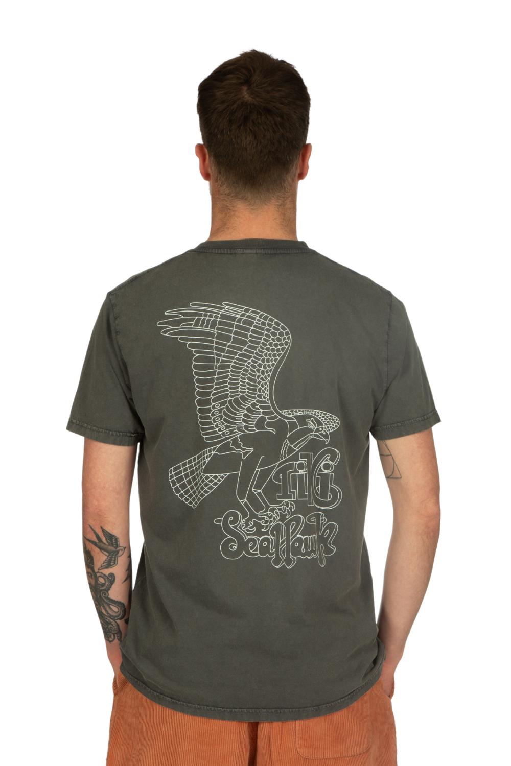 Tiki Seahawk T-Shirt Grey