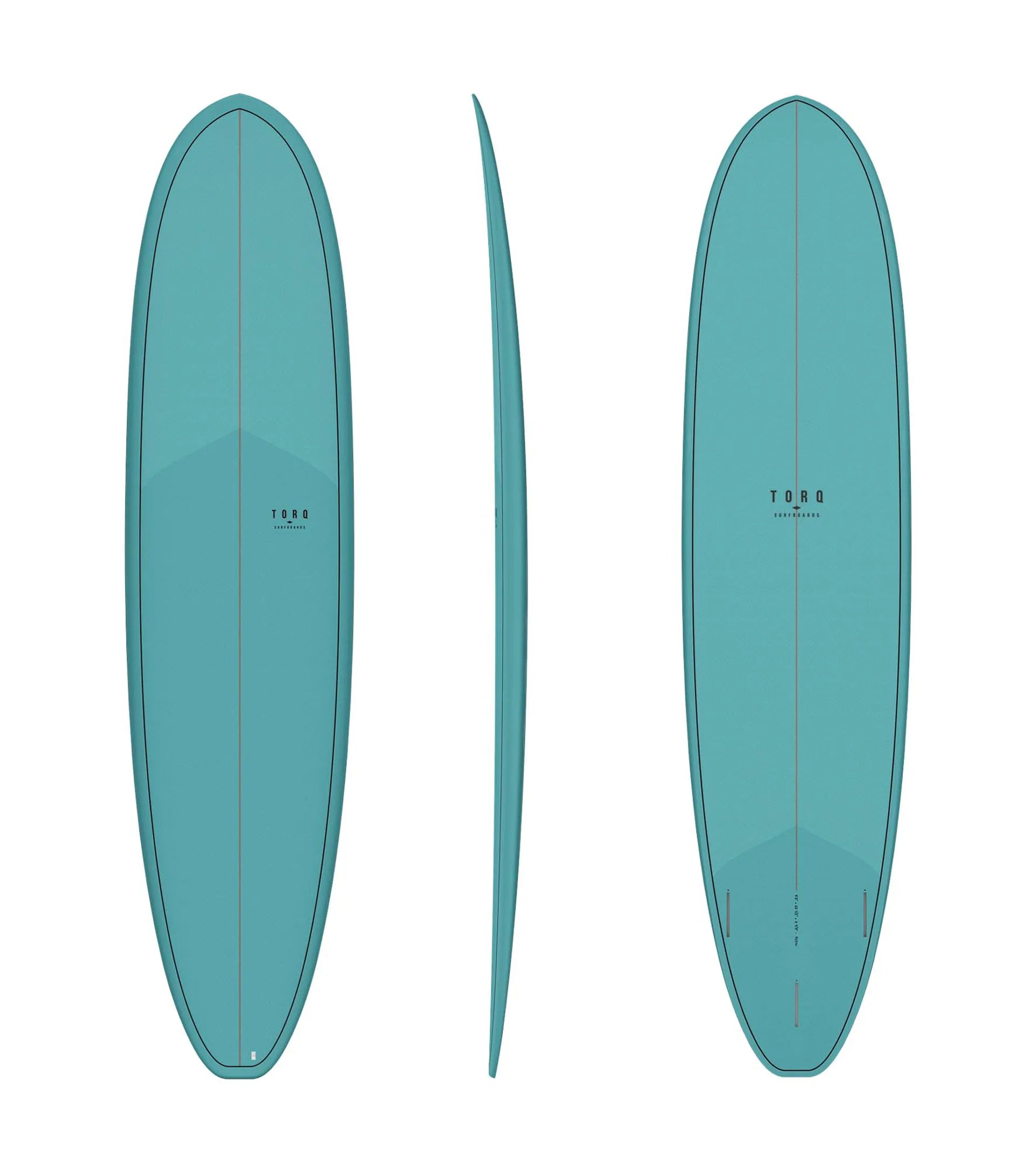 Torq TET Mod Fun V+ Surfboard in Pewter Blue