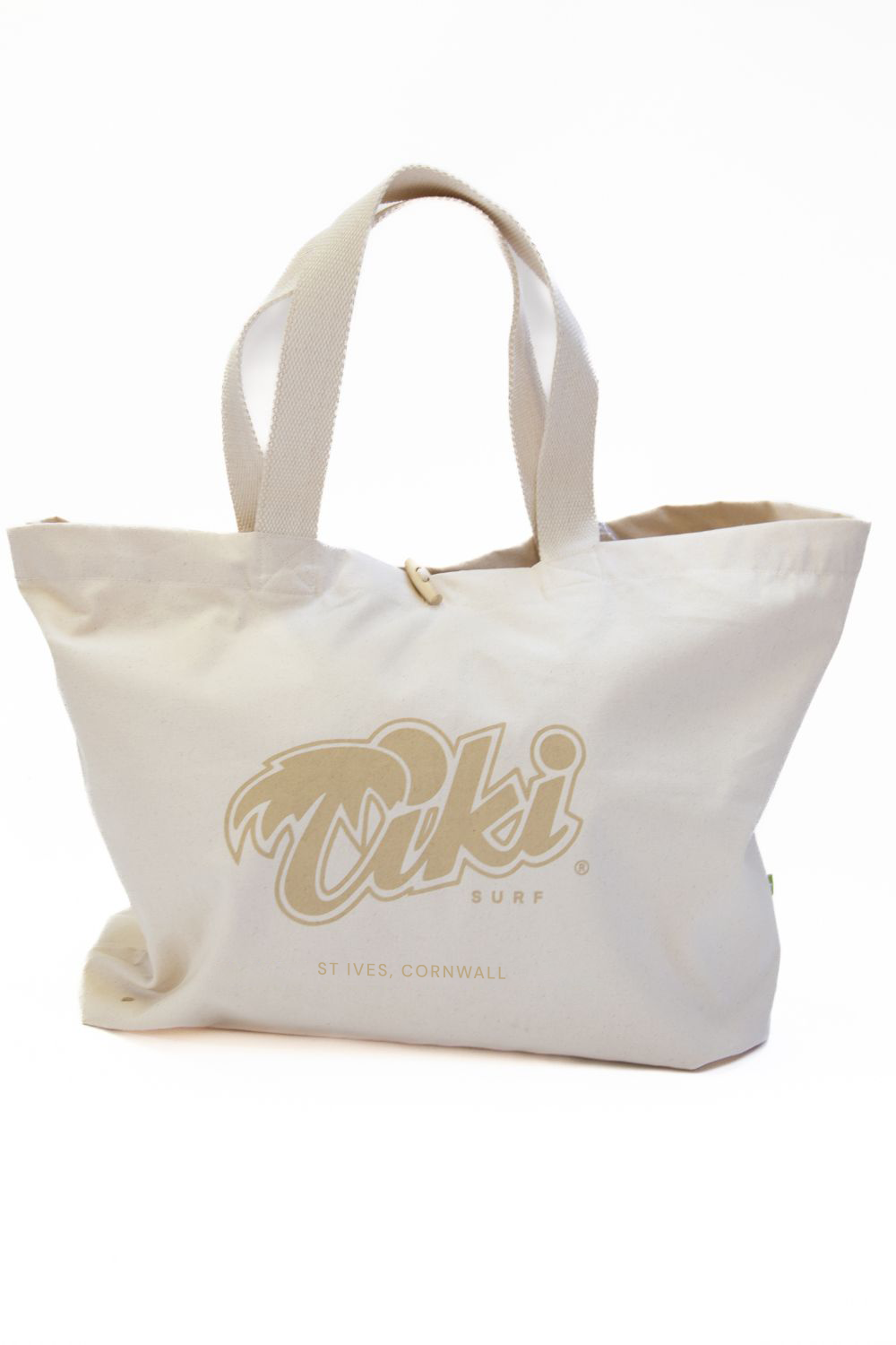 Tiki Cornwall Beach Daze Tote Bag Natural