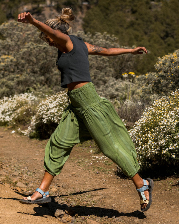 Passenger Daylily Loose Trouser Stem Green Stripe