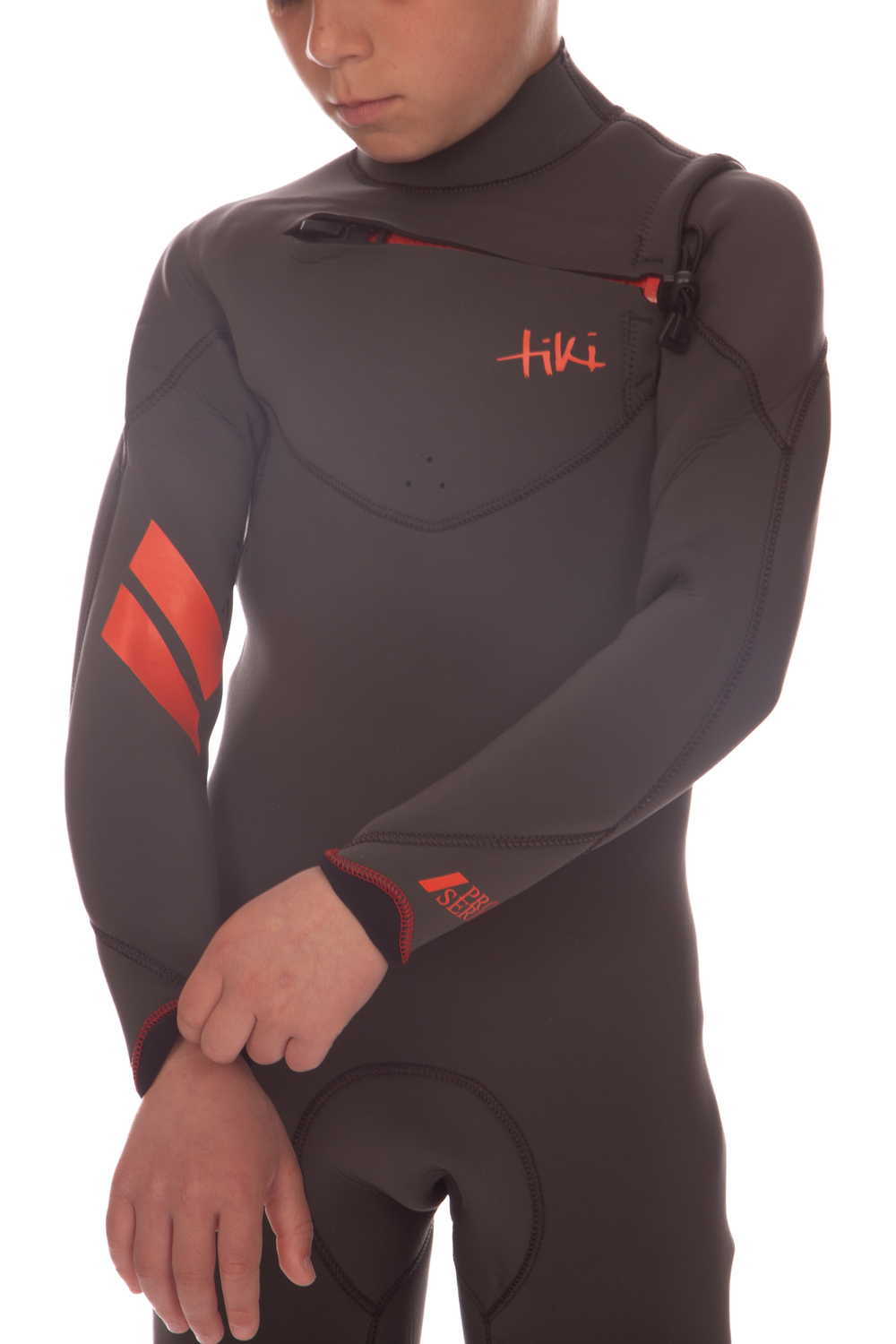 Junior Tiki Zepha 4/3 GBS Wetsuit With Chest Zip