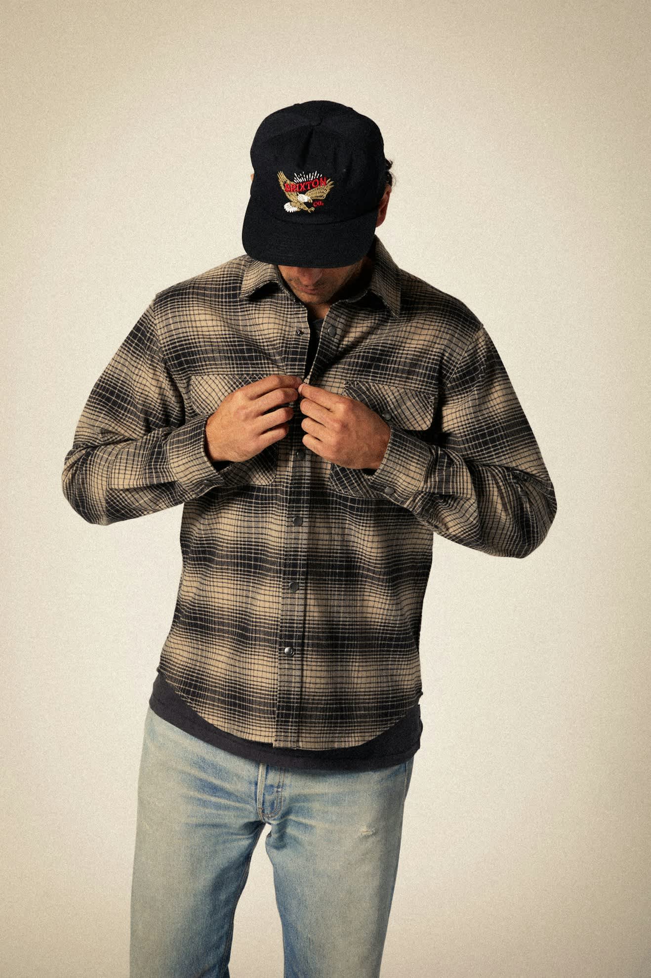 Brixton Keller Mp Snapback Cap Black