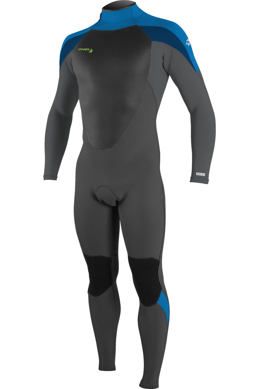 O'Neill Youth Epic Wetsuit 4/3 Back Zip Full Wetsuit Black Deepsea