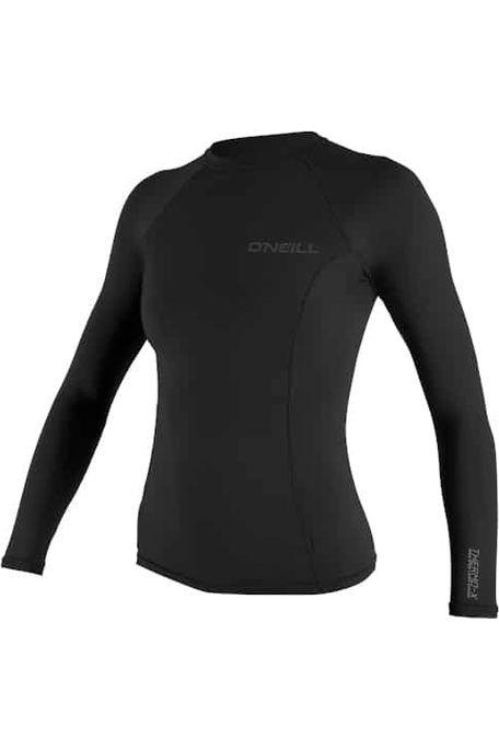 O'Neill Thermo-X Womens Long Sleeve Thermal Rashguard Black