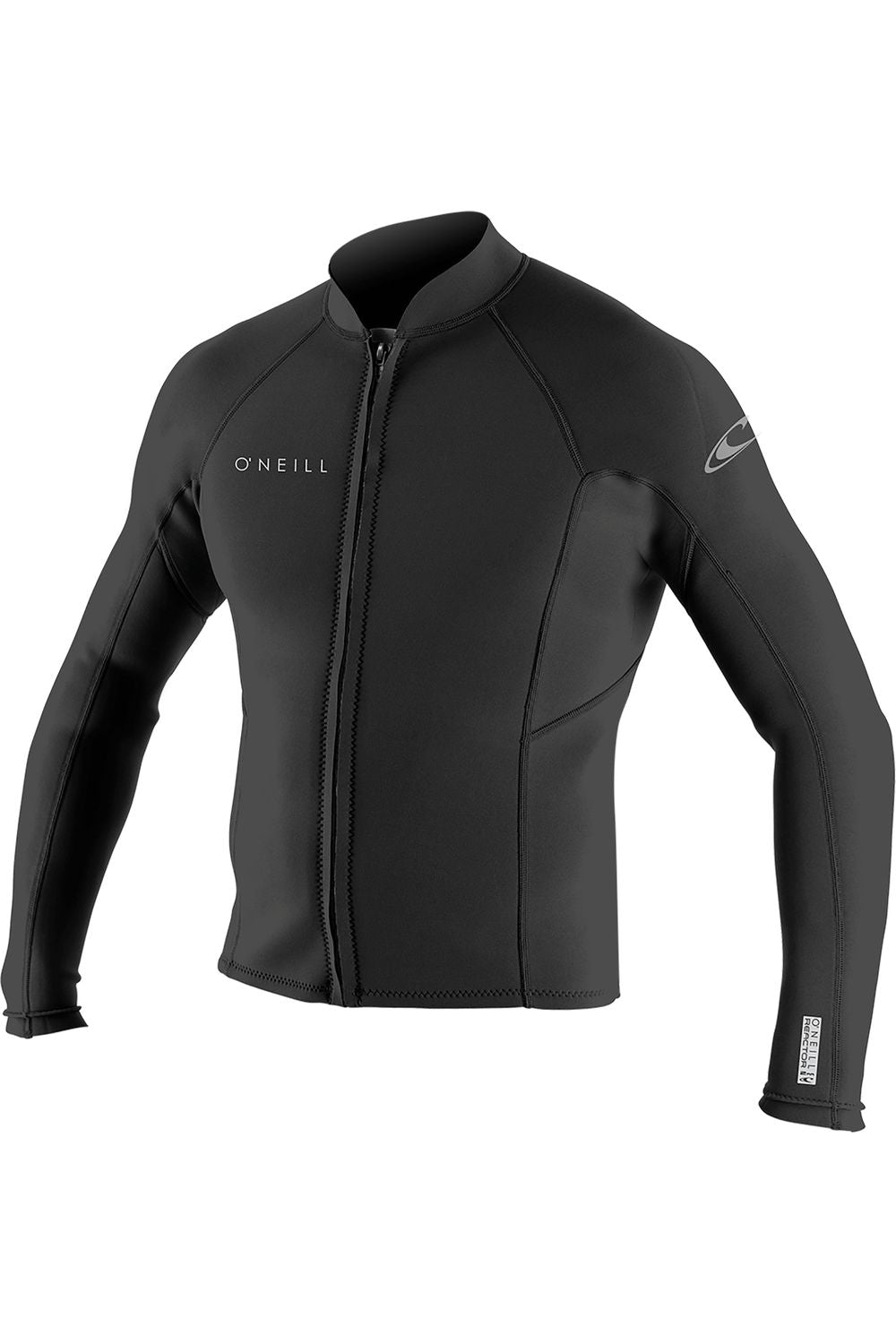 O'Neill Reactor-2 2Mm Mens Front Zip Jacket Black/Black