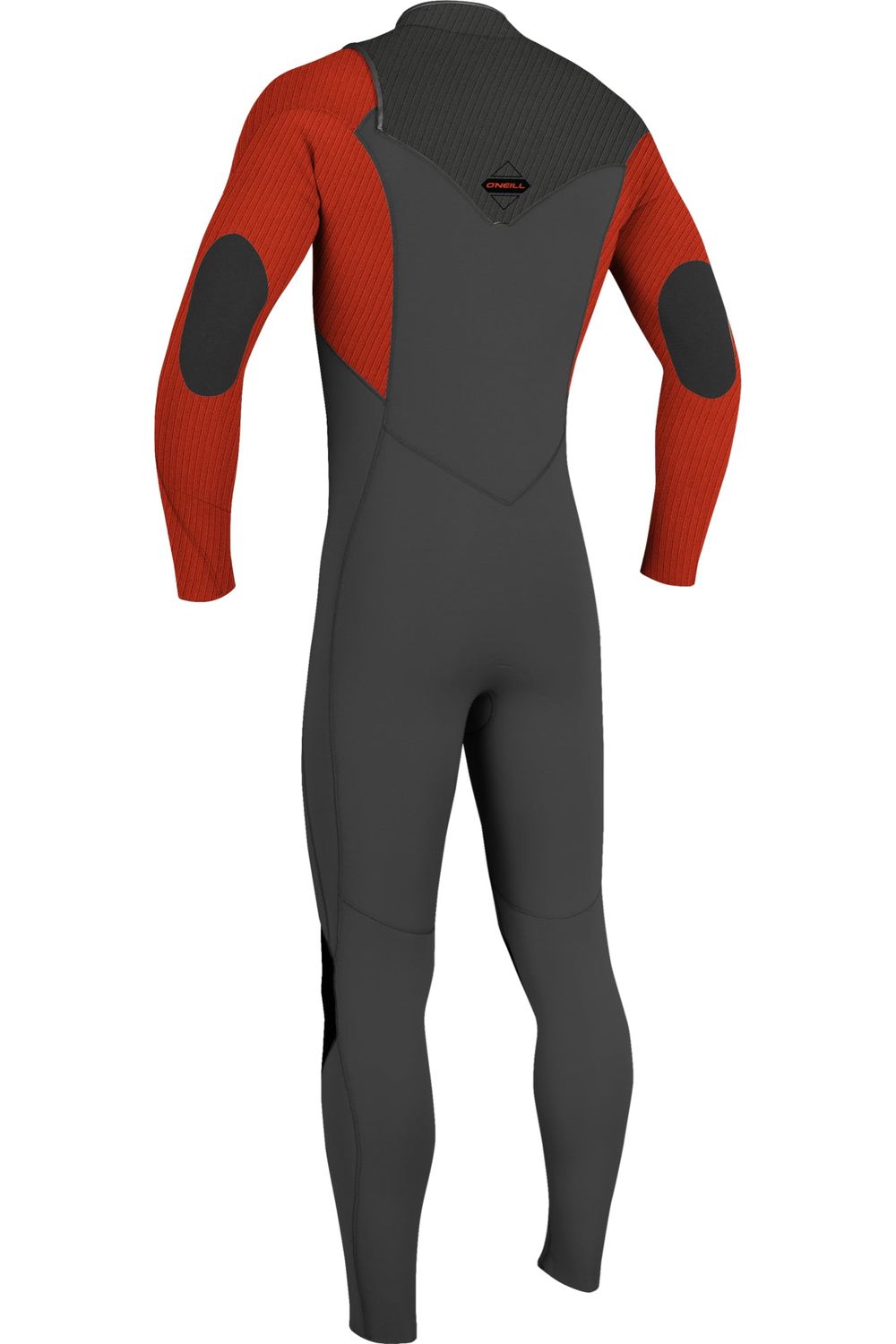O'Neill Hyperfreak Youth Wetsuit 4/3+ Chest Zip Raven Red