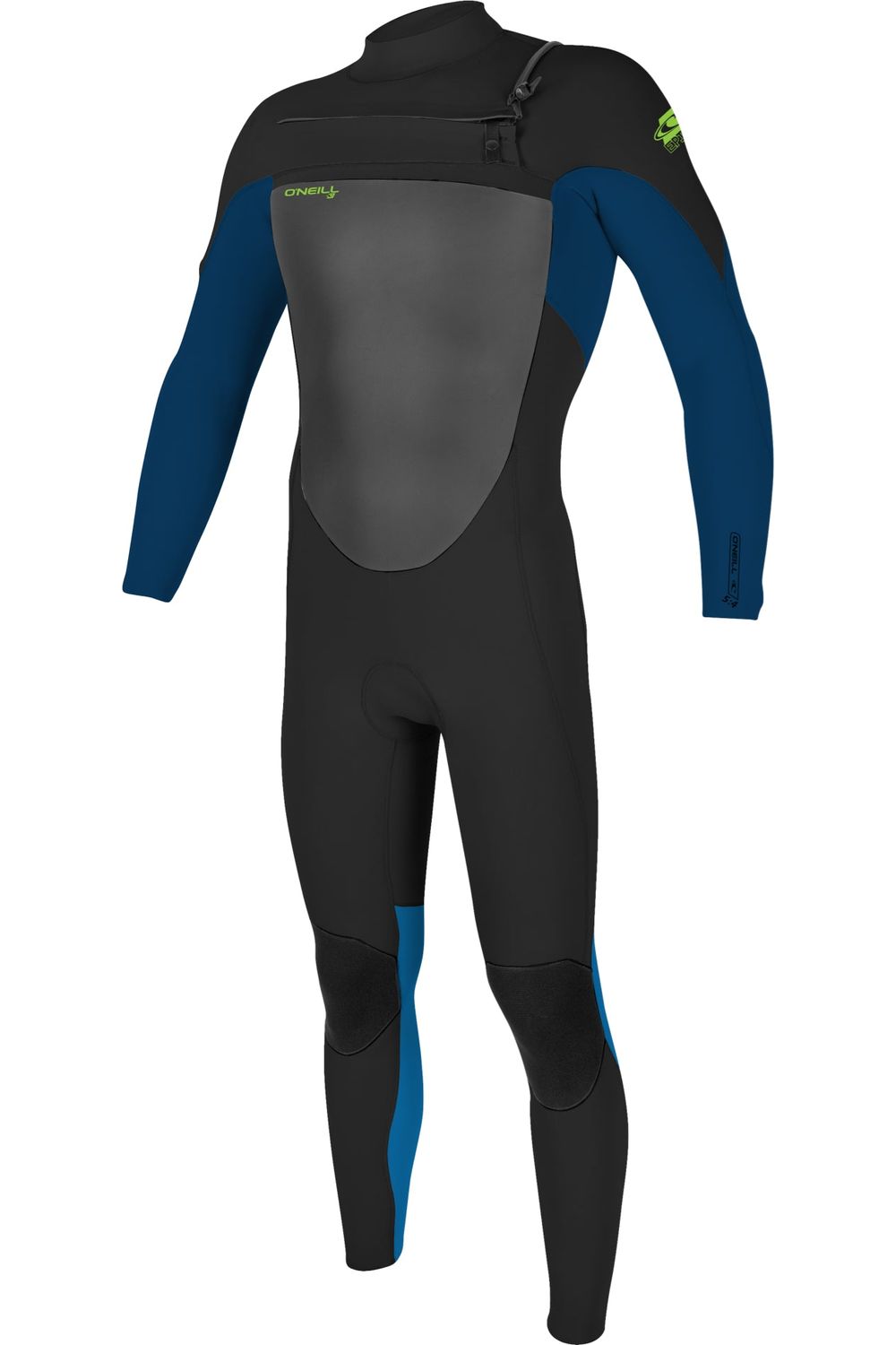 O'Neill Epic Youth Wetsuit 5/4 With Chest Zip In Black & Blue
