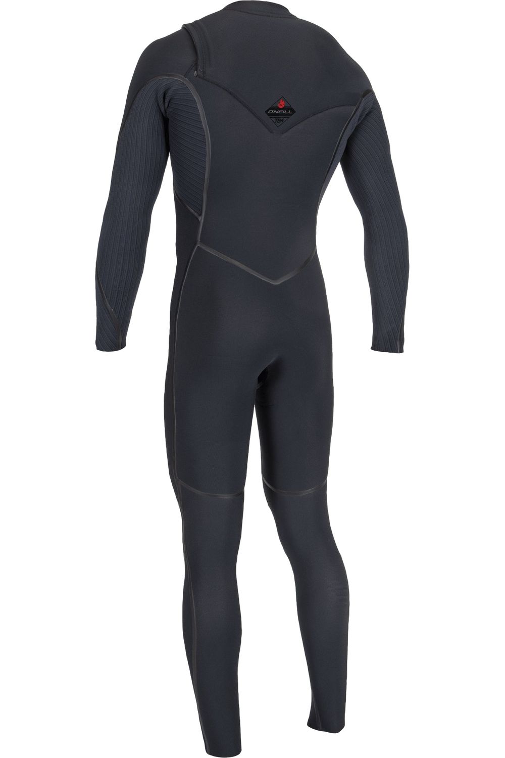 O'Neill Hyperfreak Fire Wetsuit 5/4+ With Chest Zip In Full Black