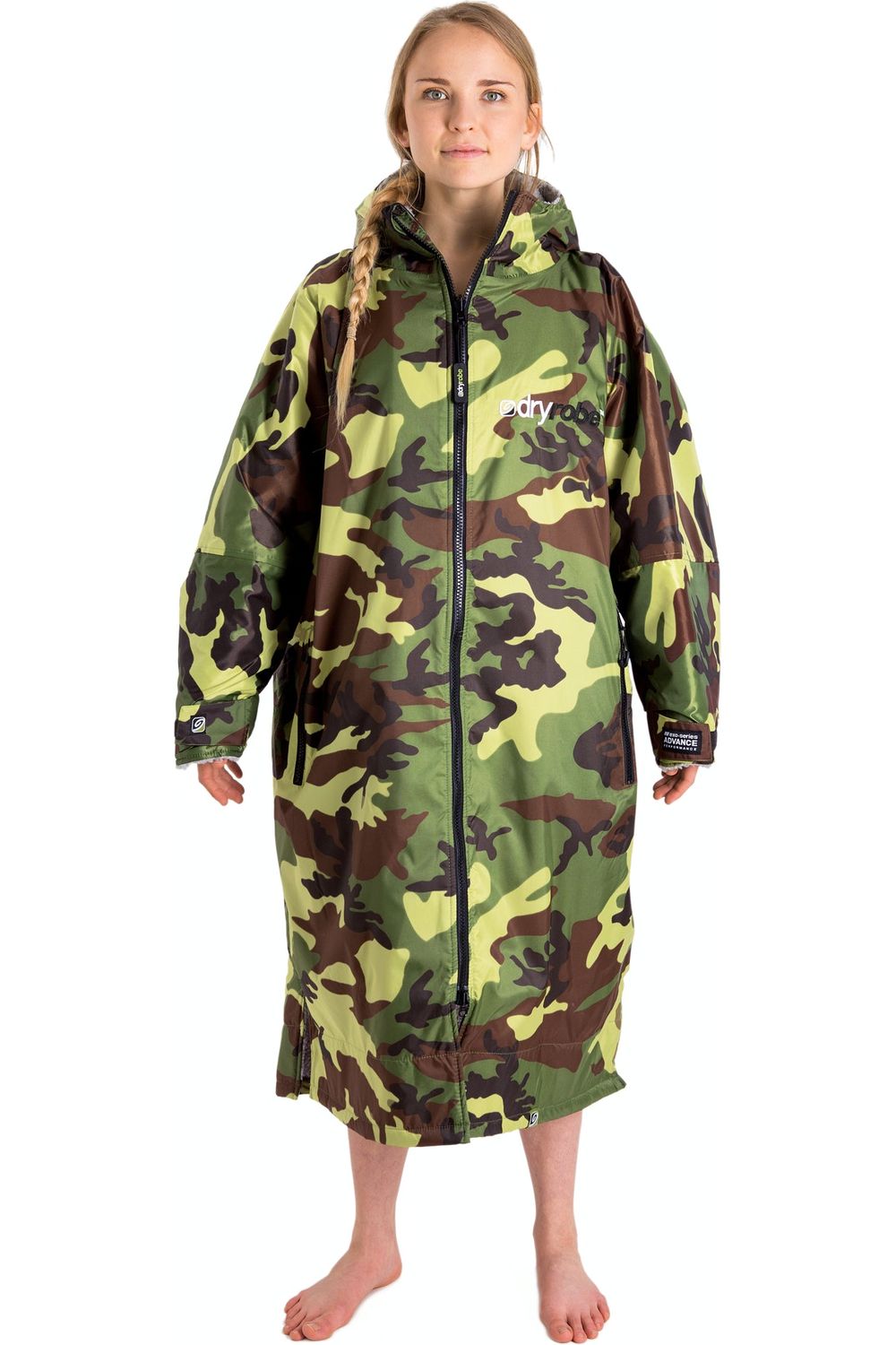 Dryrobe Advance Long Sleeve Camo/Grey