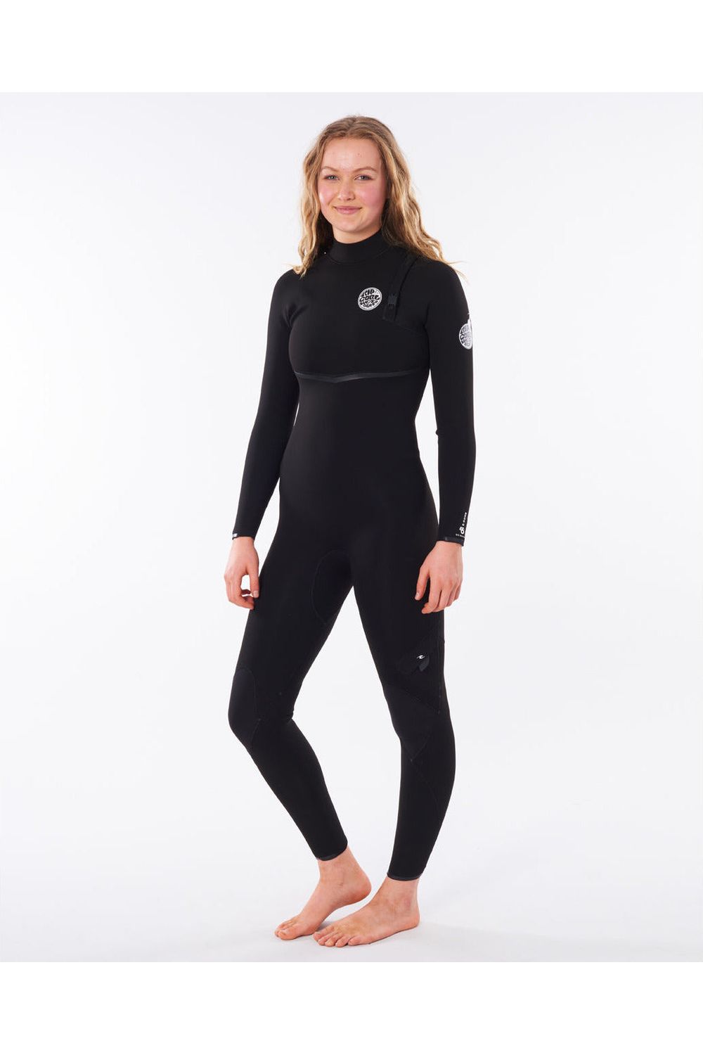 Rip Curl Womens E Bomb 5/3 Zip Free Wetsuit Black