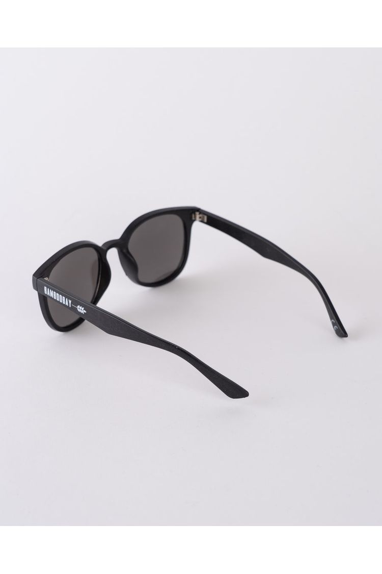 BamBooBay Swheat Round Sunnies Black