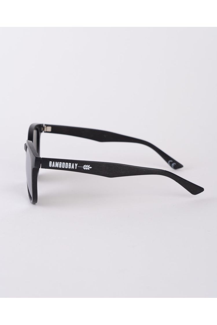 BamBooBay Swheat Round Sunnies Black