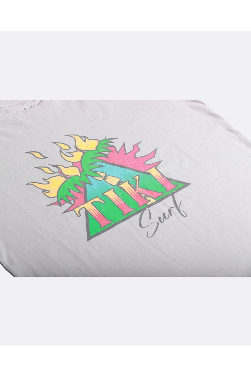 Tiki Burning Palm Short Sleeve T-Shirt