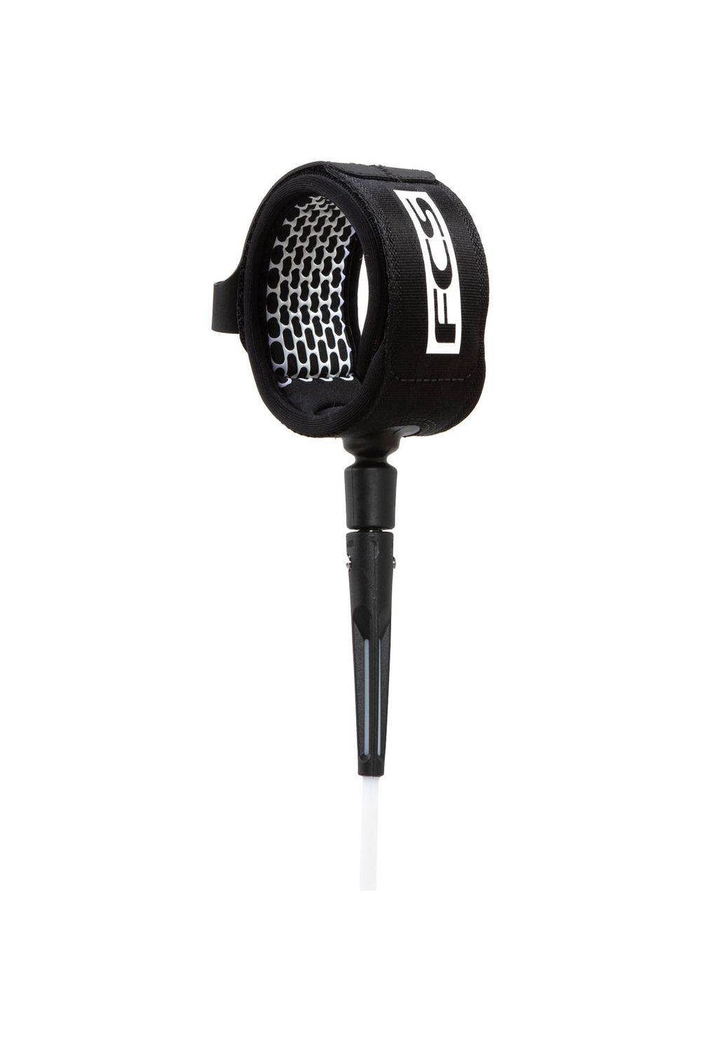 FCS 7' All Round Essential Leash White Black