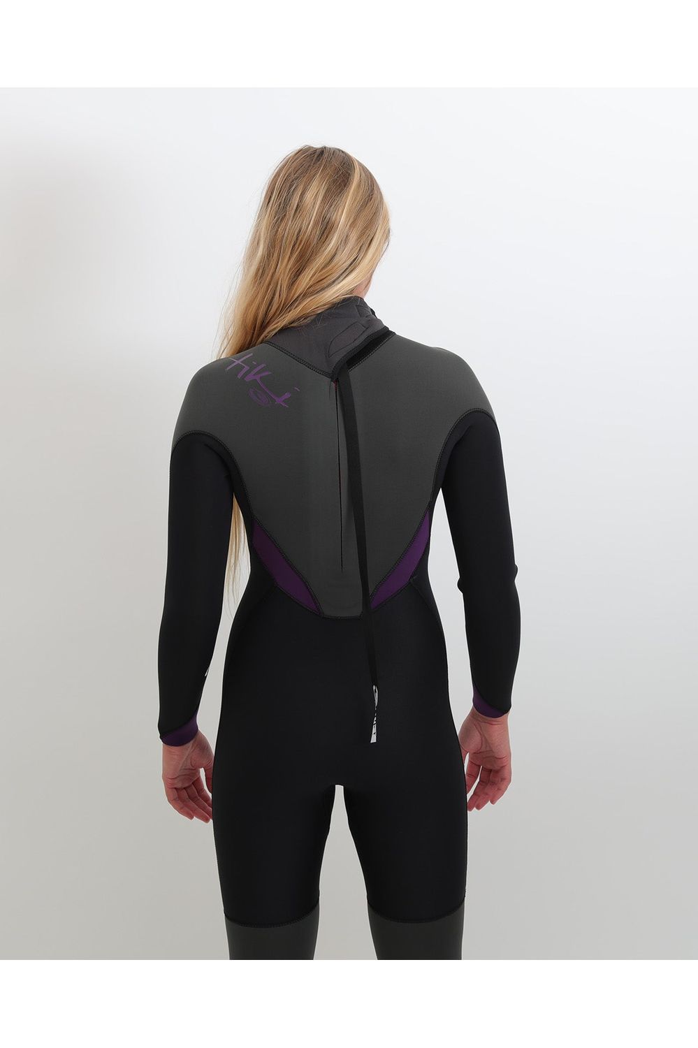 Tiki Ladies Tech 5/4/3 GBS Wetsuit In Black/Mulberry