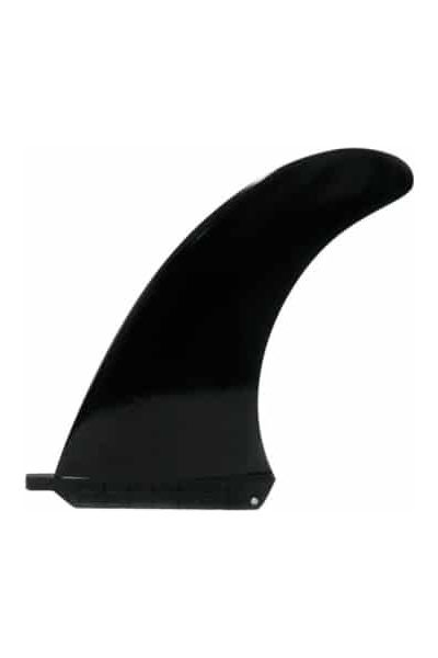 9" Single Fin - Black (+ Screw & Plate)