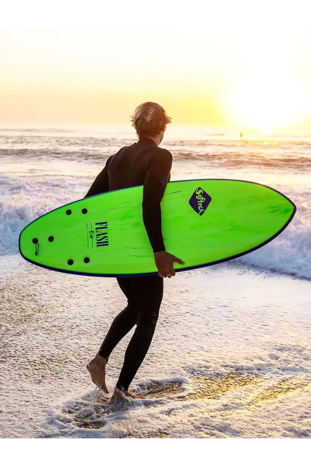 Softech Flash Eric Geiselman Surfboard FCS II Grey Marble Surfboard
