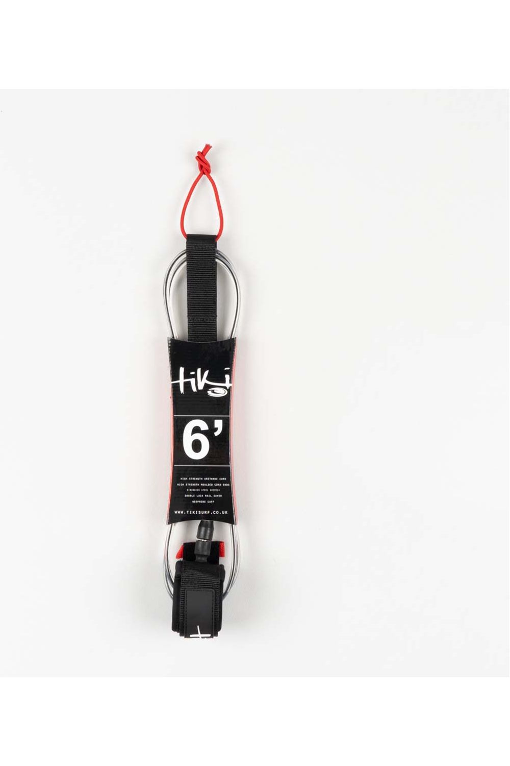 Tiki 6'0 Leash 7MM 2 Swivel Black