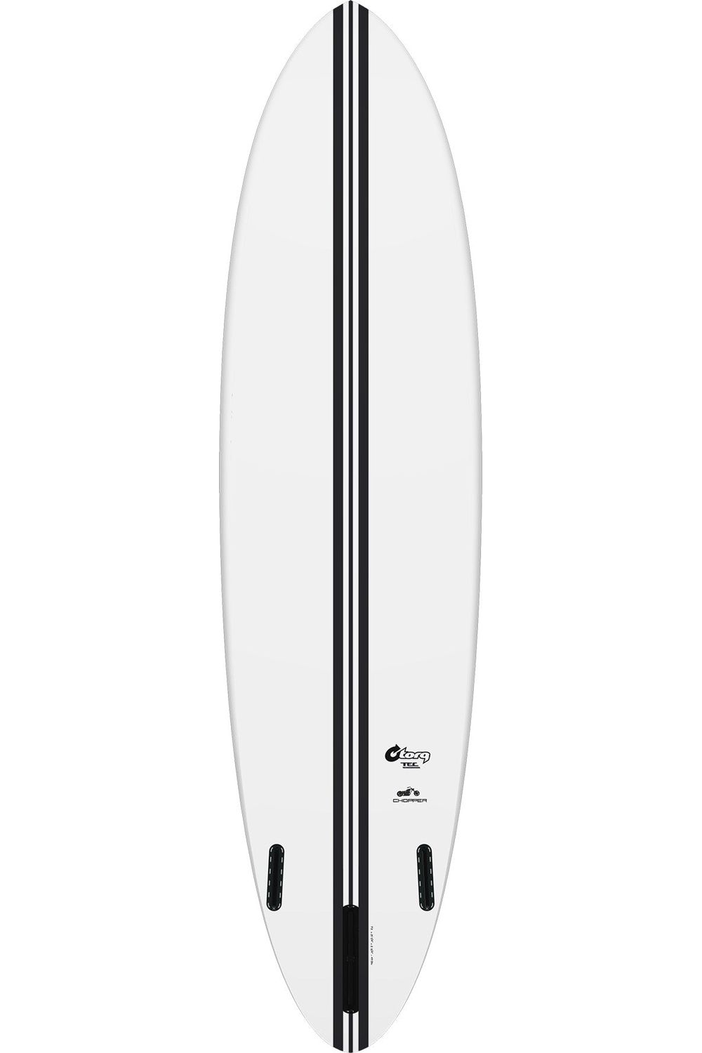 Torq TEC Chopper Surfboard In White (Gen 2)