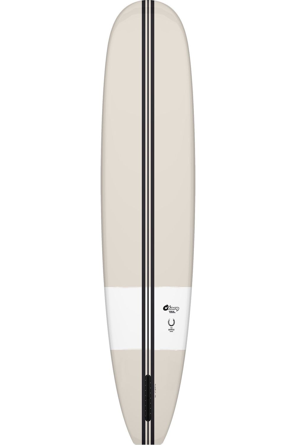 Torq TEC The Horseshoe Surfboard: Stone/White (Gen 2)