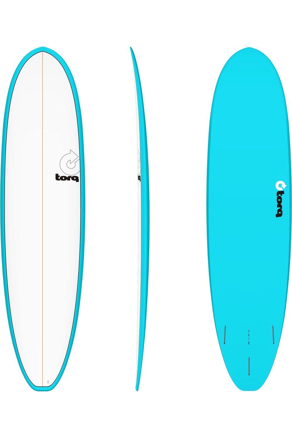 Torq TET Mod Fun V+ Surfboard in Pinline Blue