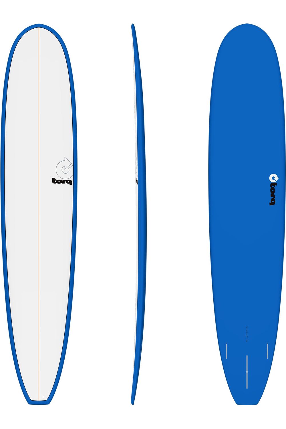 Torq TET Long Surfboard in Pinline Navy Blue