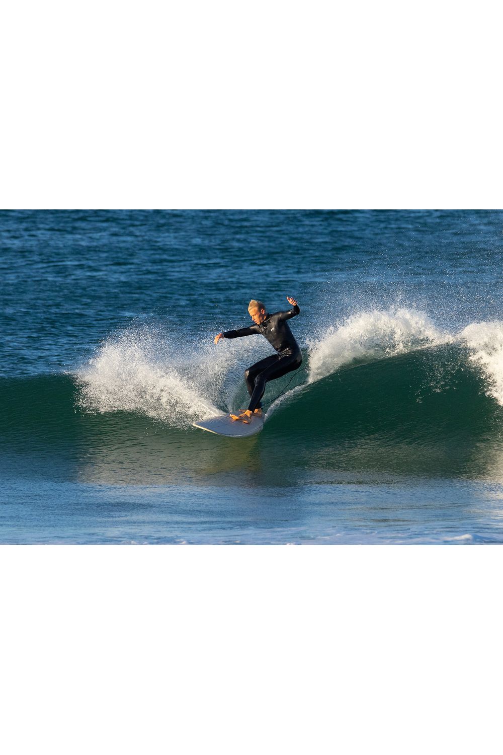 Torq TET Long Surfboard in Pinline Seagreen