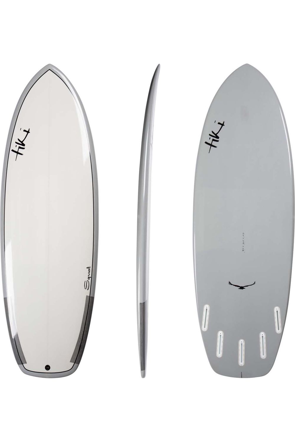 Tiki Squat EPS Surfboard In Grey