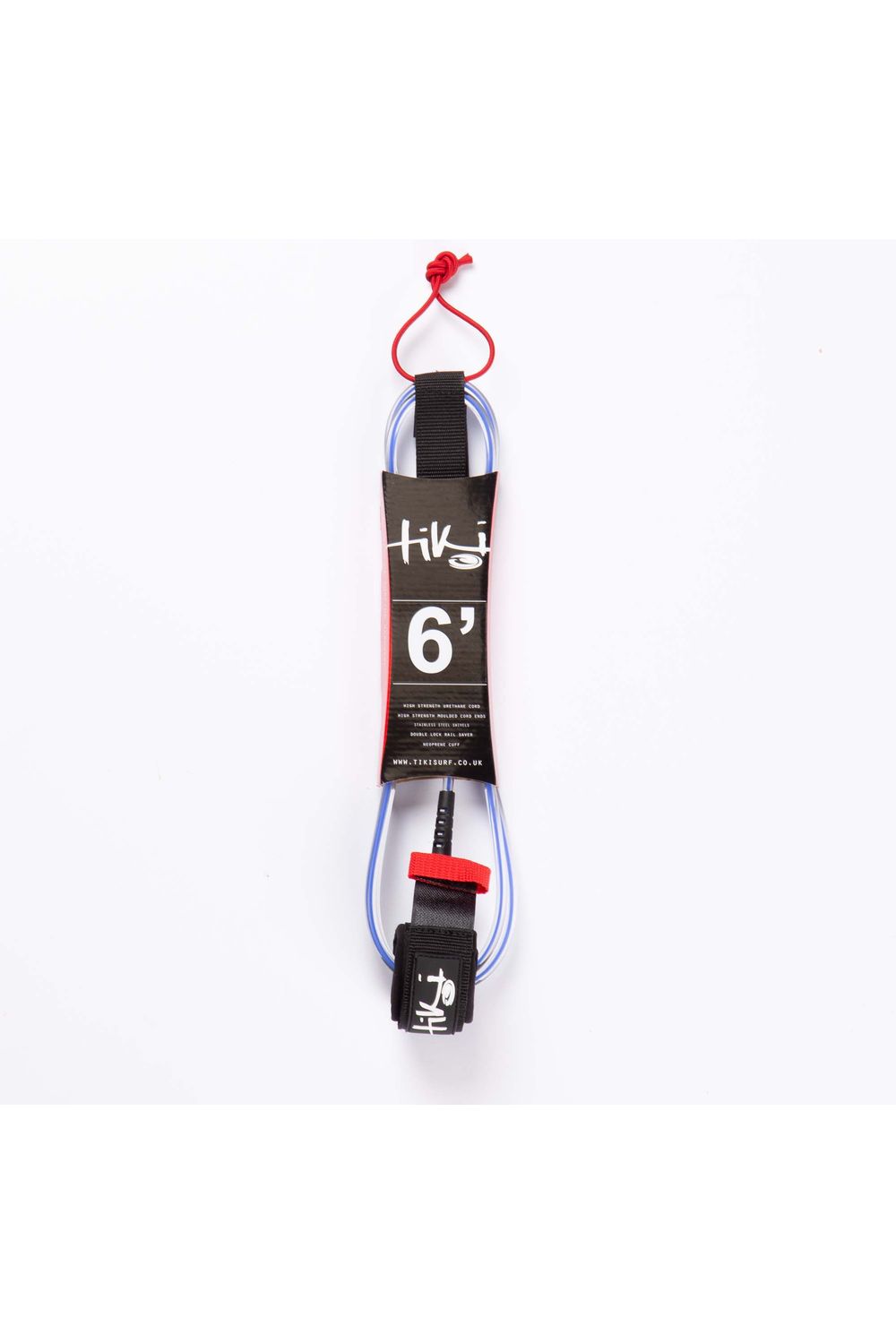 Tiki 6'0 Leash 7MM 2 Swivel Blue