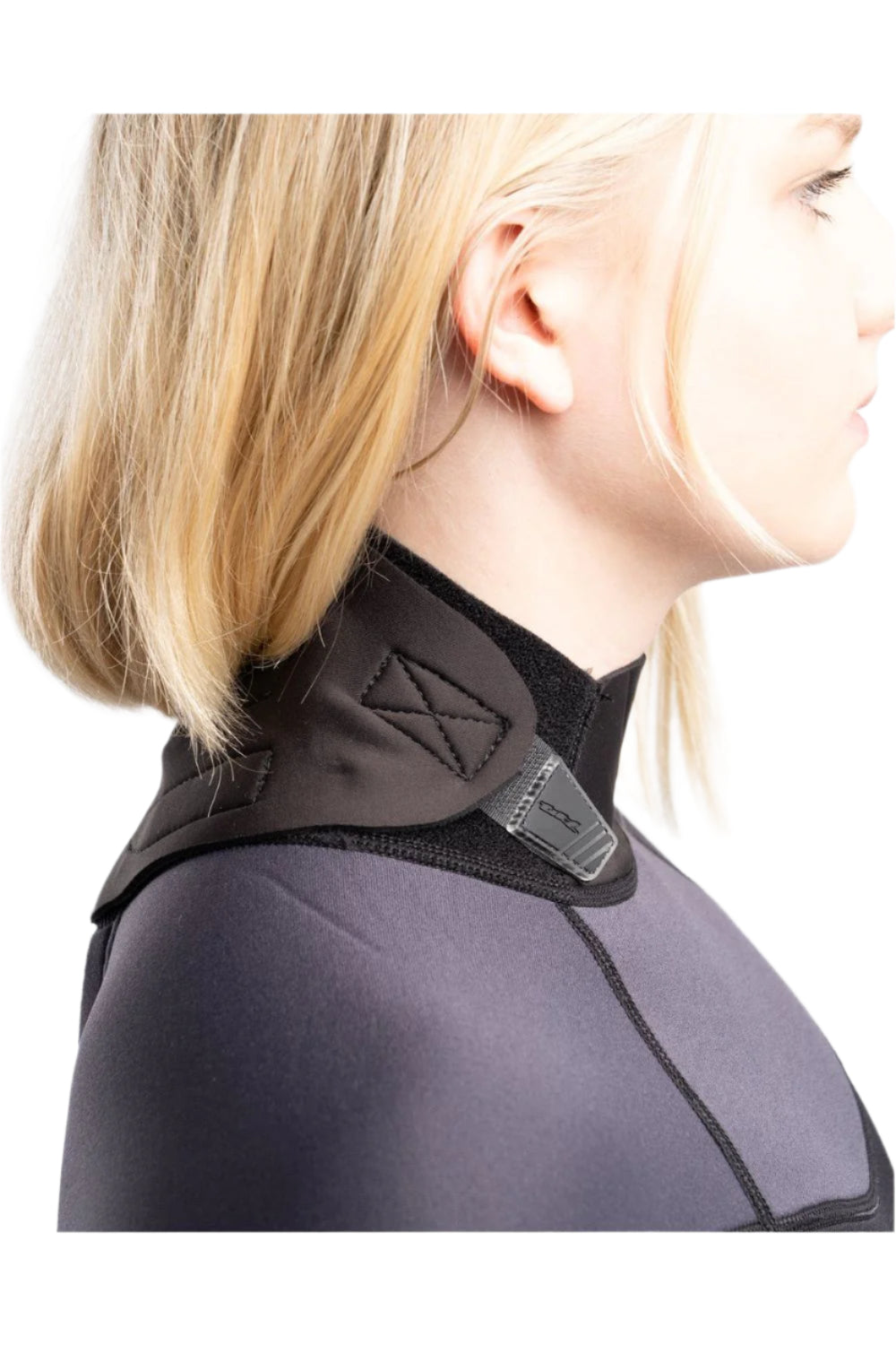 Tiki Tech Women's 3/2 Back Zip Wetsuit In Black & Purple