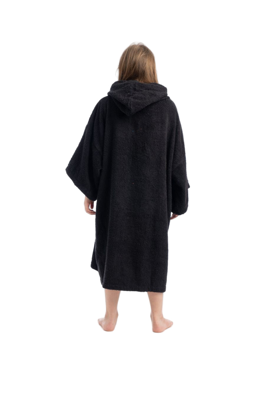 Tiki Junior Hooded Change Robe Black