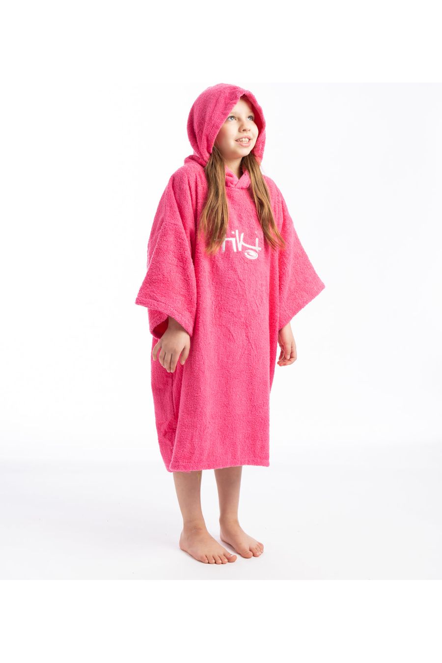 Tiki Junior Hooded Change Robe Pink