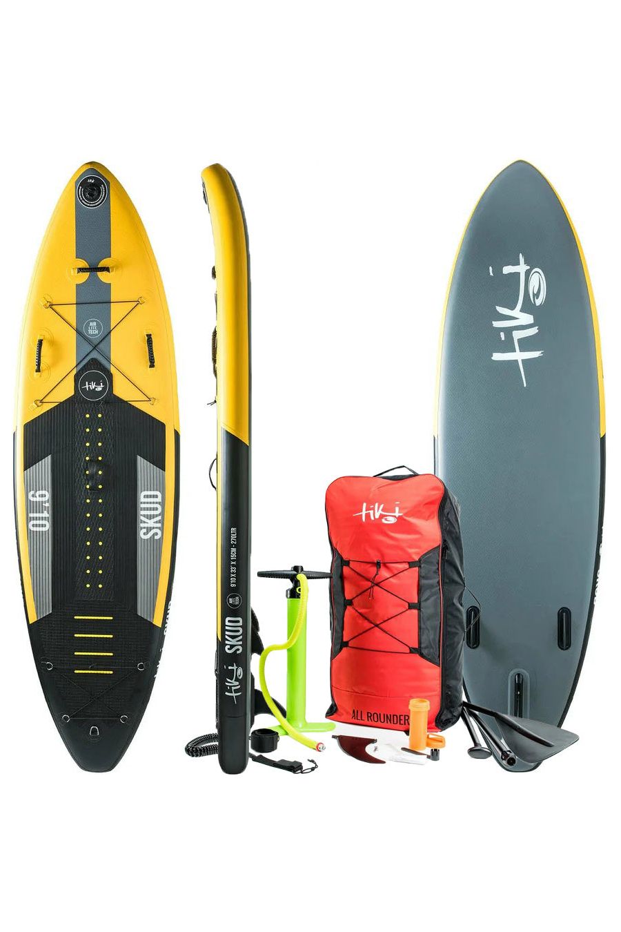 Tiki 9'10 Skud Inflatable SUP + Accessories Pack and Paddle