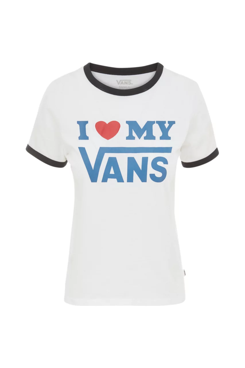 Vans Love Ringer T-shirt White