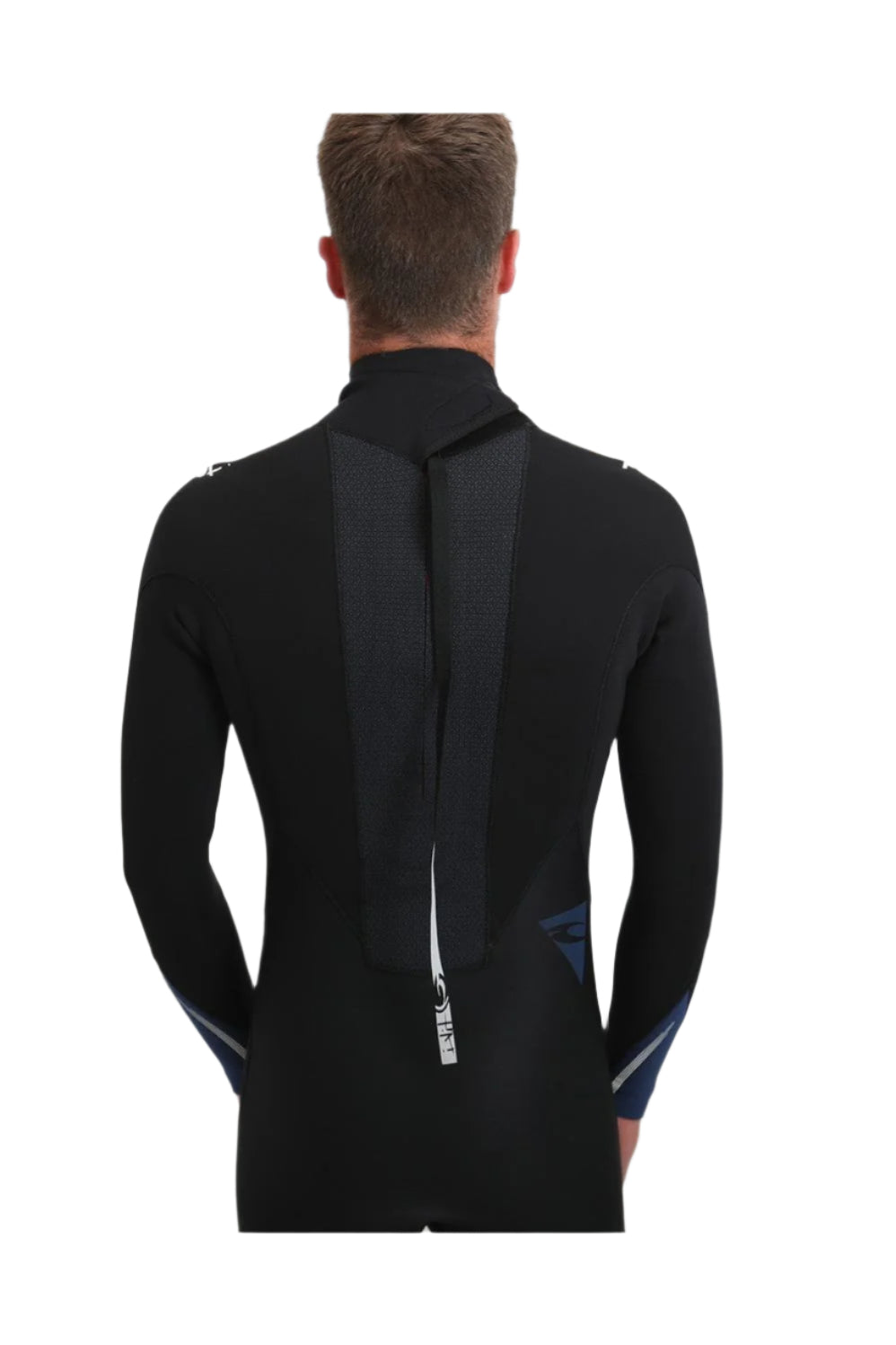 Tiki Mens Tech 4/3 GBS Wetsuit - Back Zip - Black/Blue