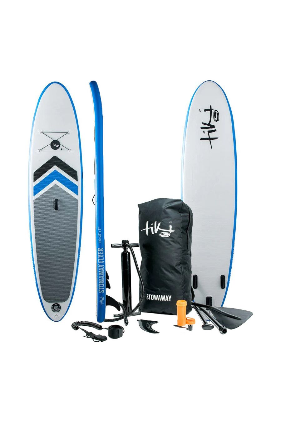Tiki 10'10 Stowaway Xl Inflatable Sup + Accessories Pack with Paddle