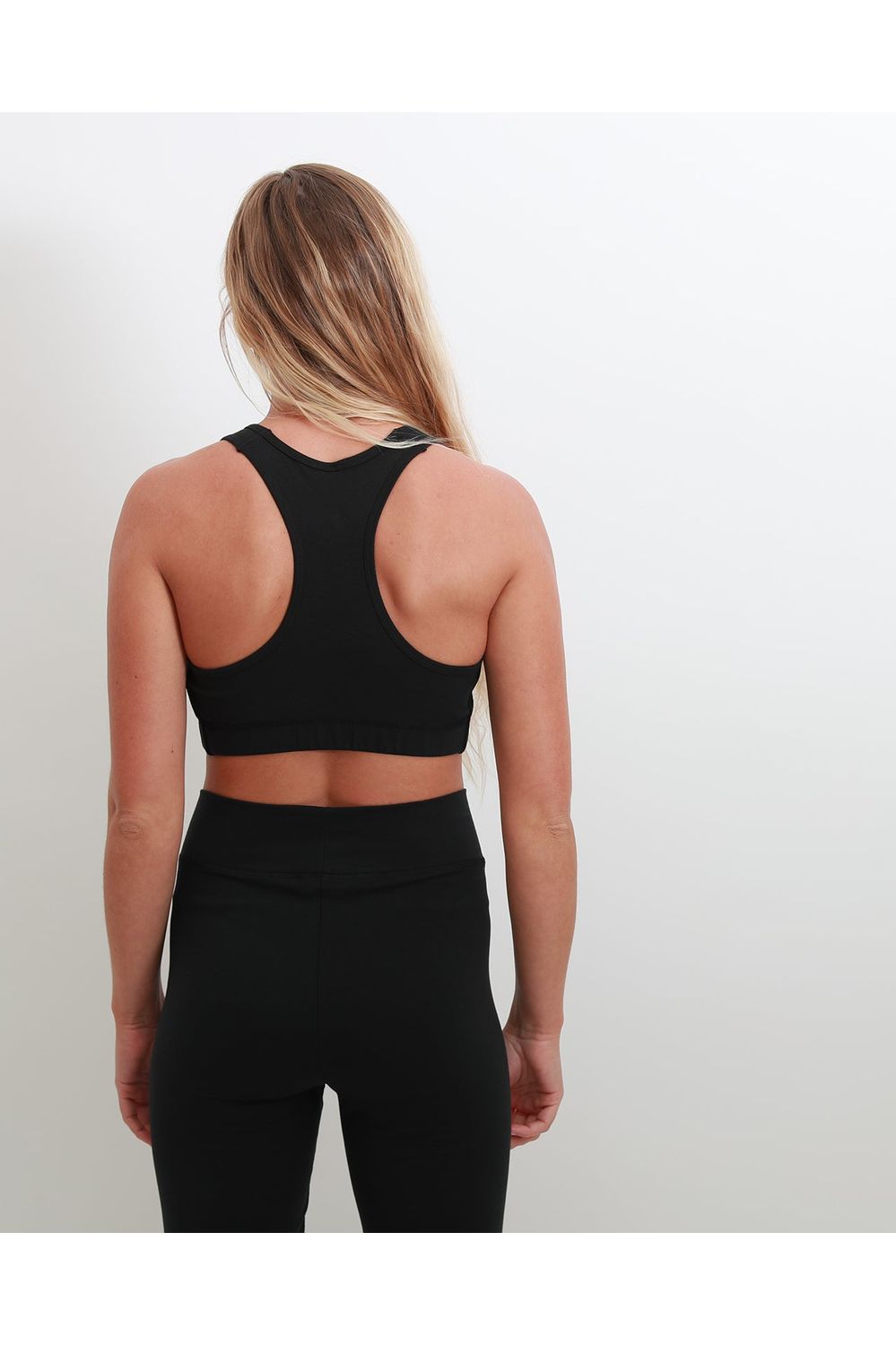 Tiki Drop Flow Sports Bra Black