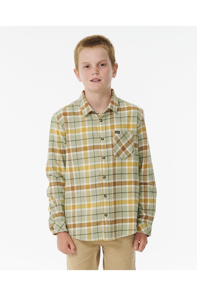 Rip Curl Checked In Flannel Boys Shirt
