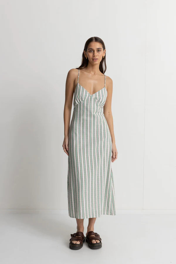 Rhythm Briannah Midi Dress Sea Green