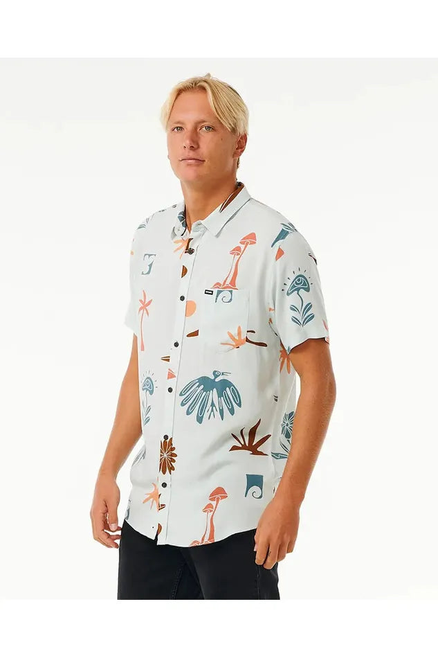 Rip Curl Party Pack Short Sleeve Shirt Mint